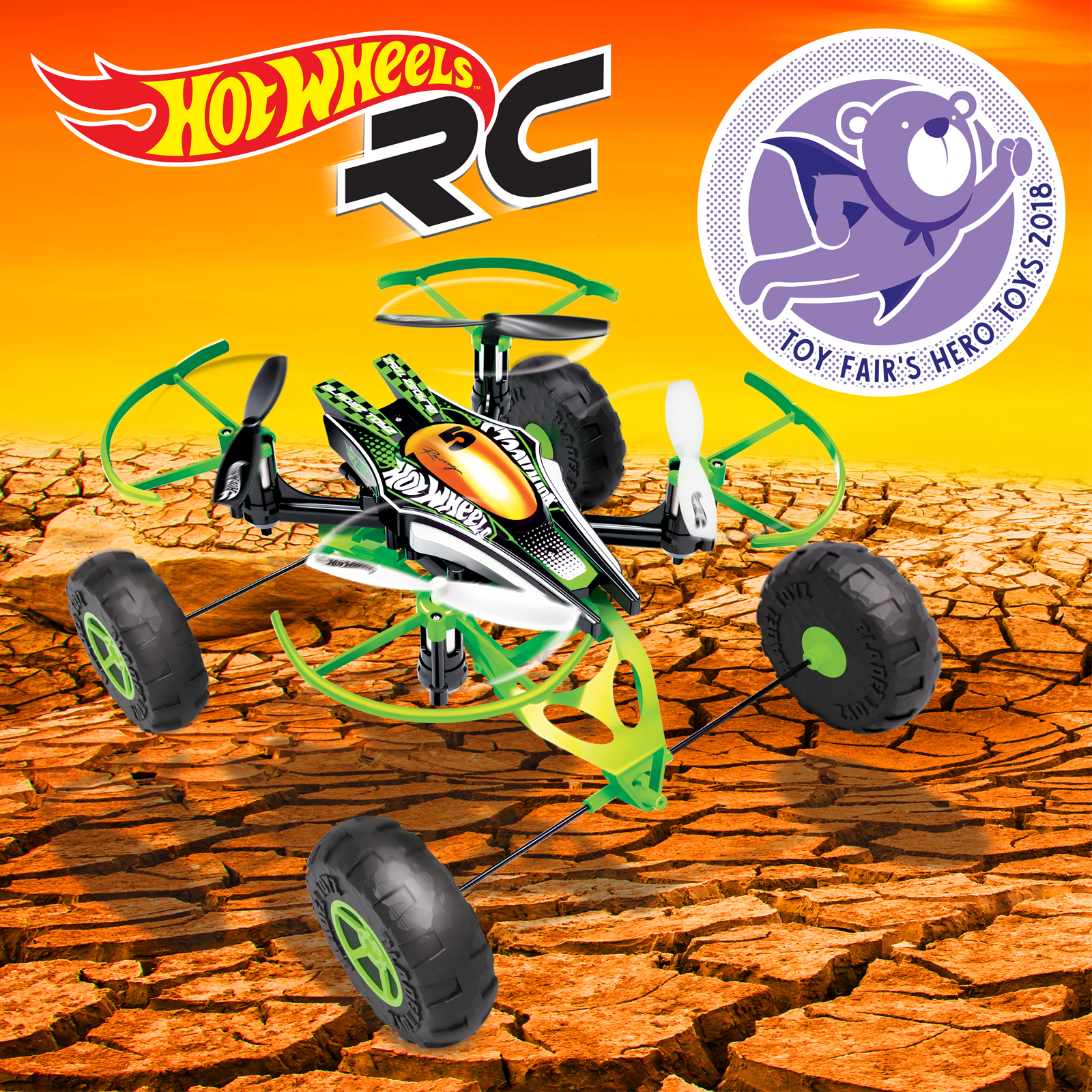 Drone top hot wheels