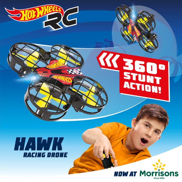New Hot Wheels DRX Hawk Drone Lands at Morrisons